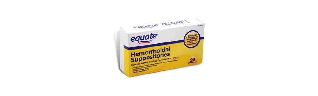 Woman going through hemorrhoids
