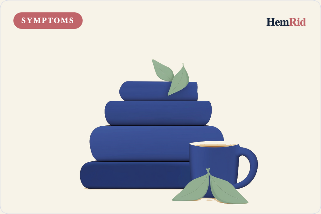 Types of hemorrhoids explained illustration