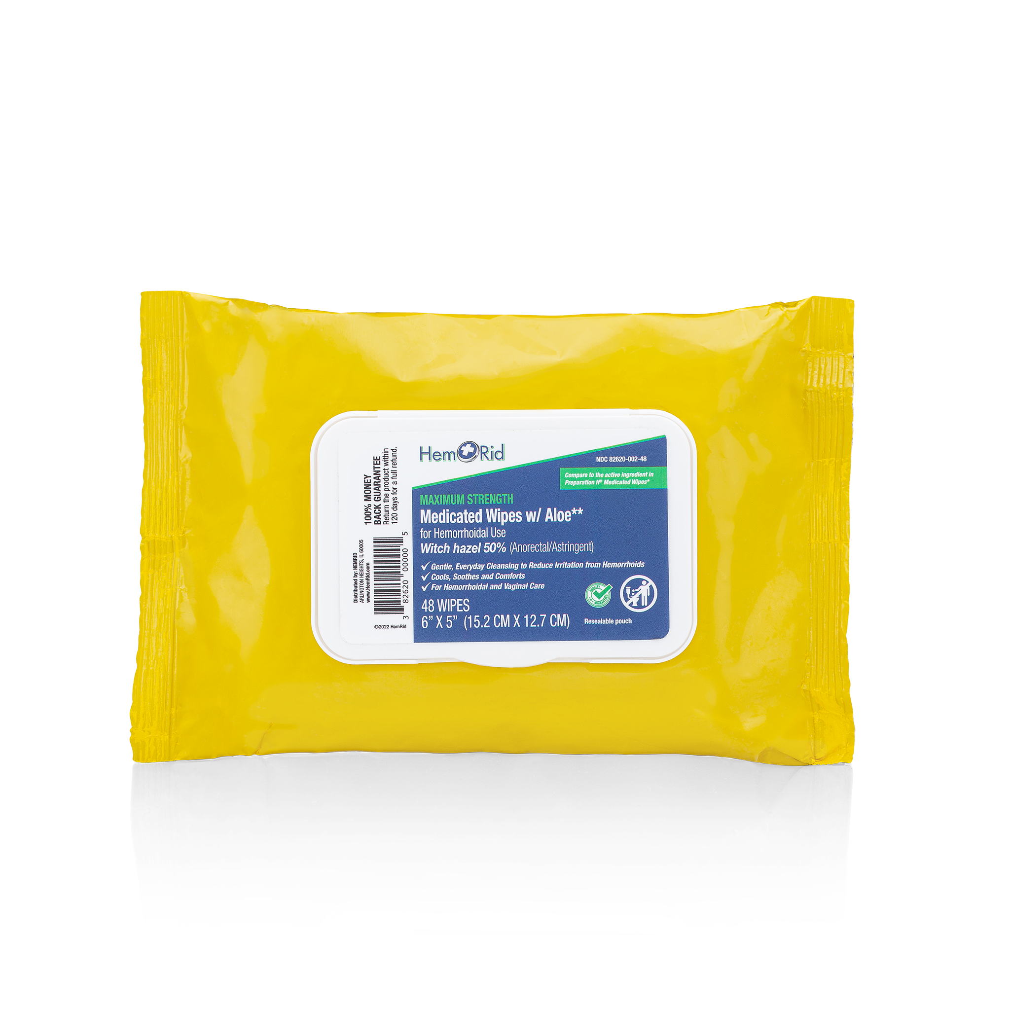 Medicated Hemorrhoid Wipes