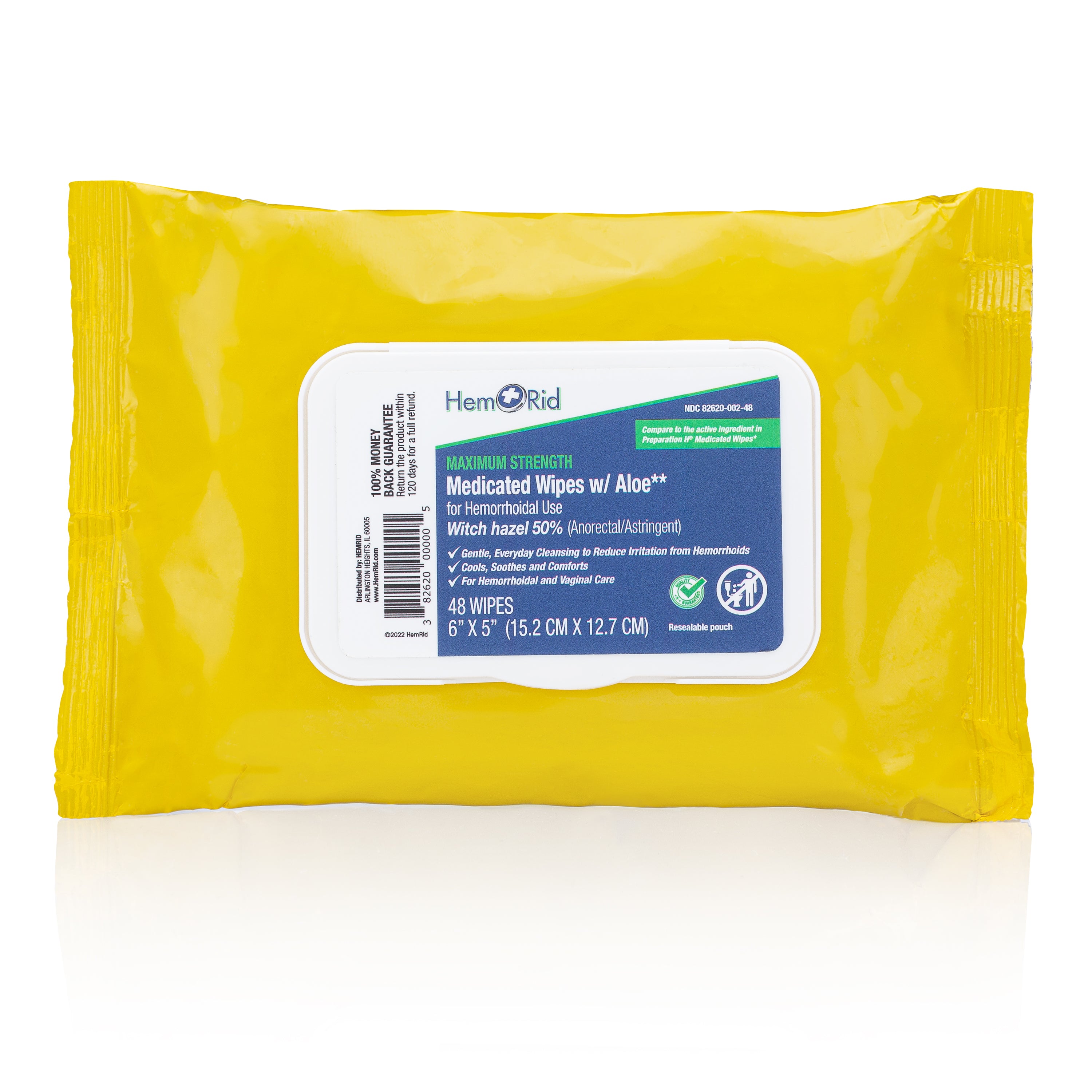 Medicated Hemorrhoid Wipes