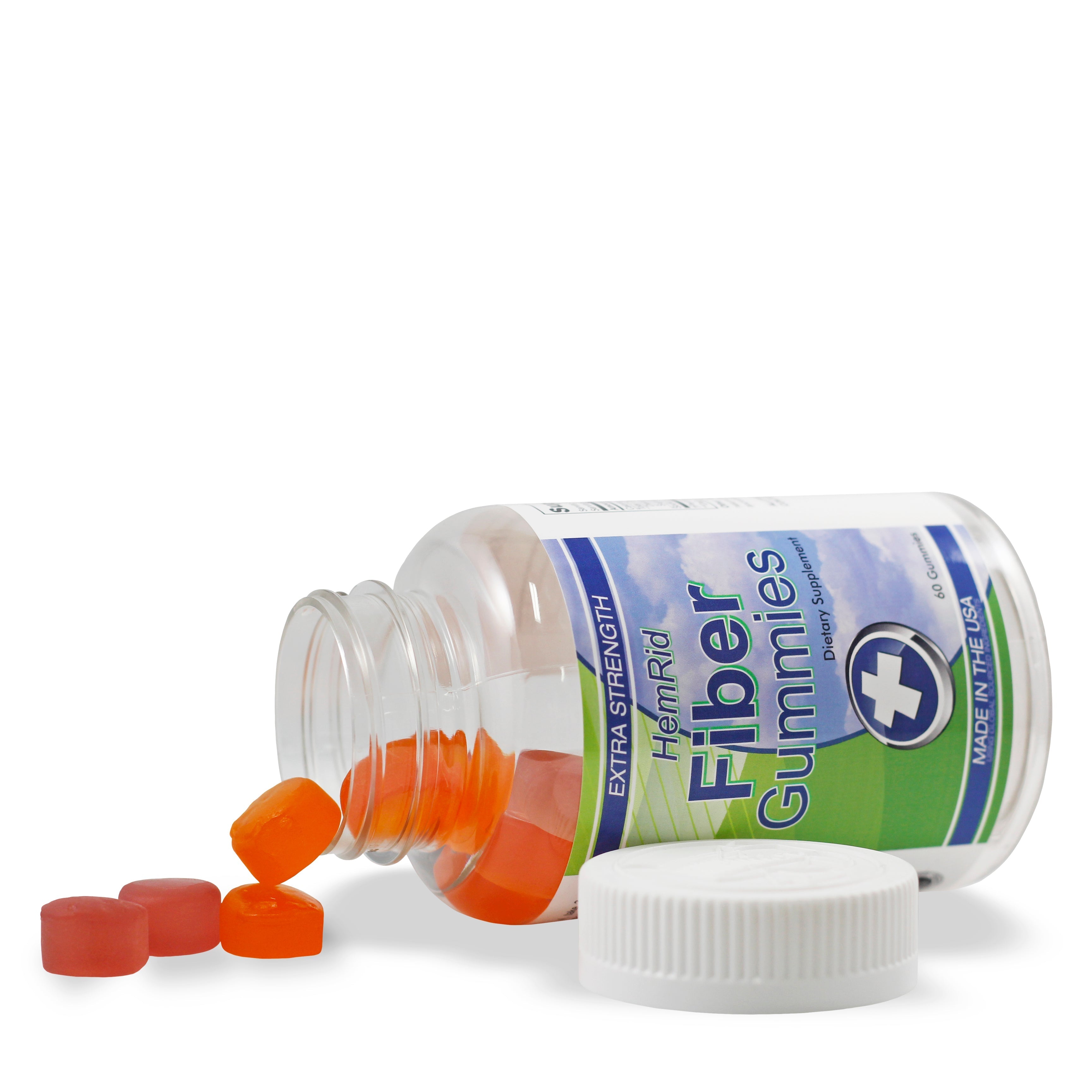 HemRid Fiber Gummies for Hemorrhoids - 5 Bottle Package